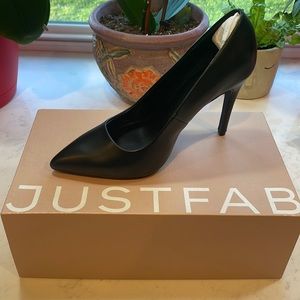 JustFab Black Heels size 7